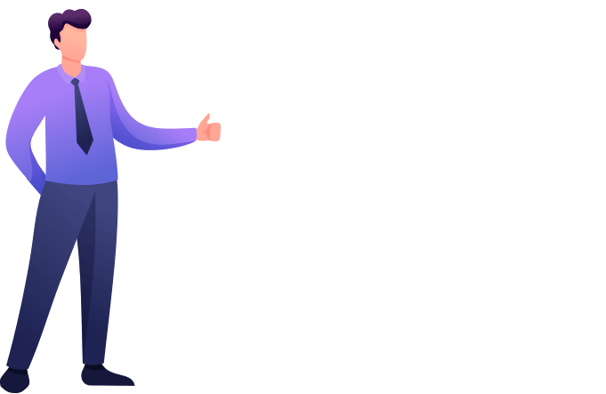 Homme avec pouce levé