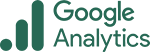 Logo Google Analytics vert