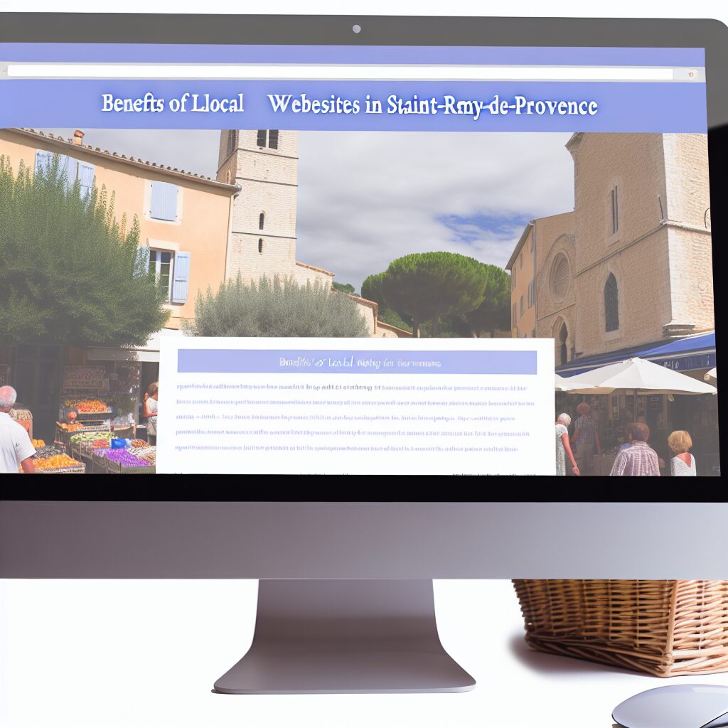 avantages site web local à Saint-Rémy-de-Provence