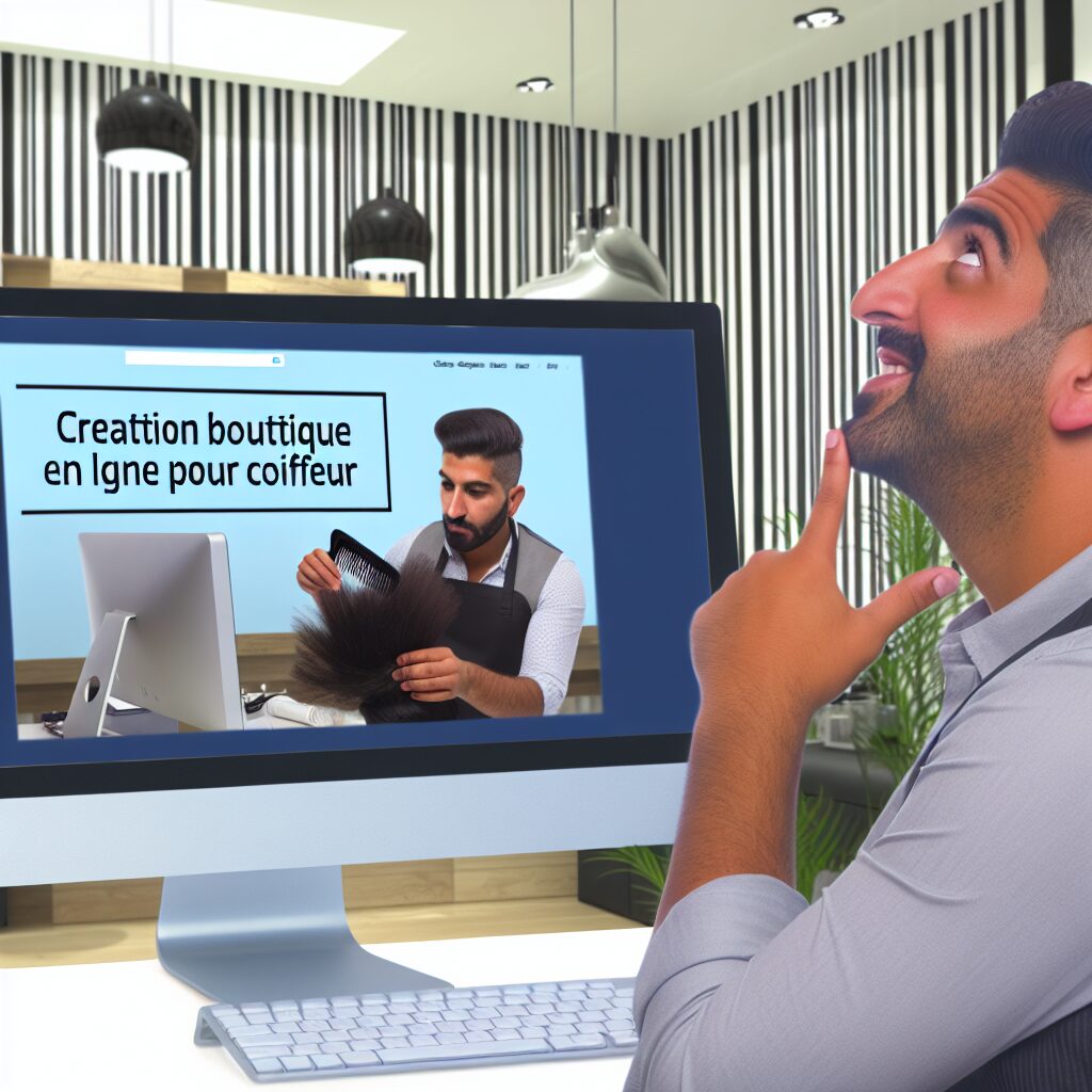 création boutique en ligne pour coiffeur