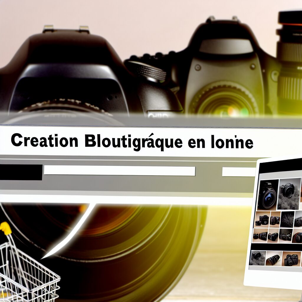 création boutique en ligne pour photographe