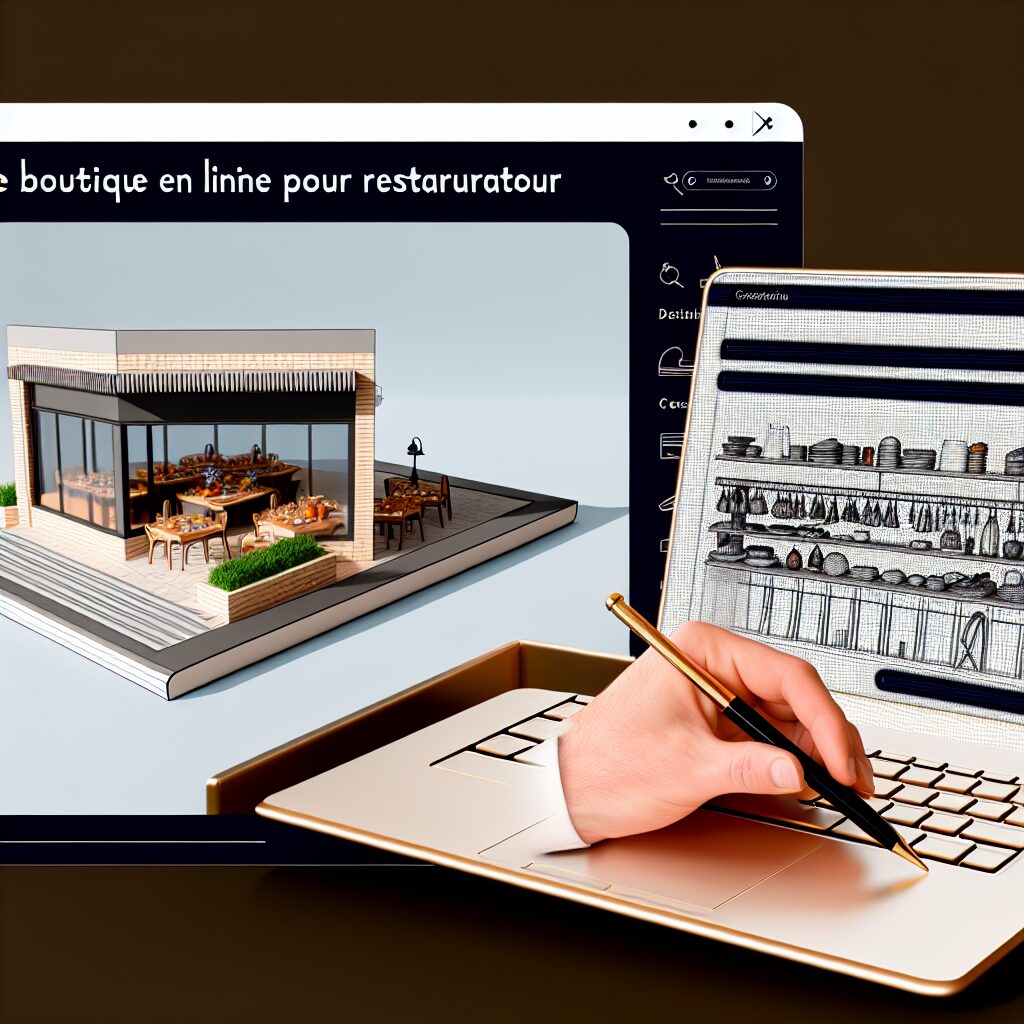 création boutique en ligne pour restaurateur