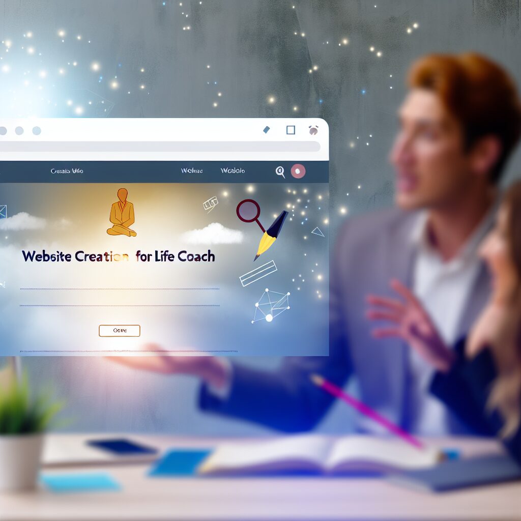 création de site web pour coach de vie