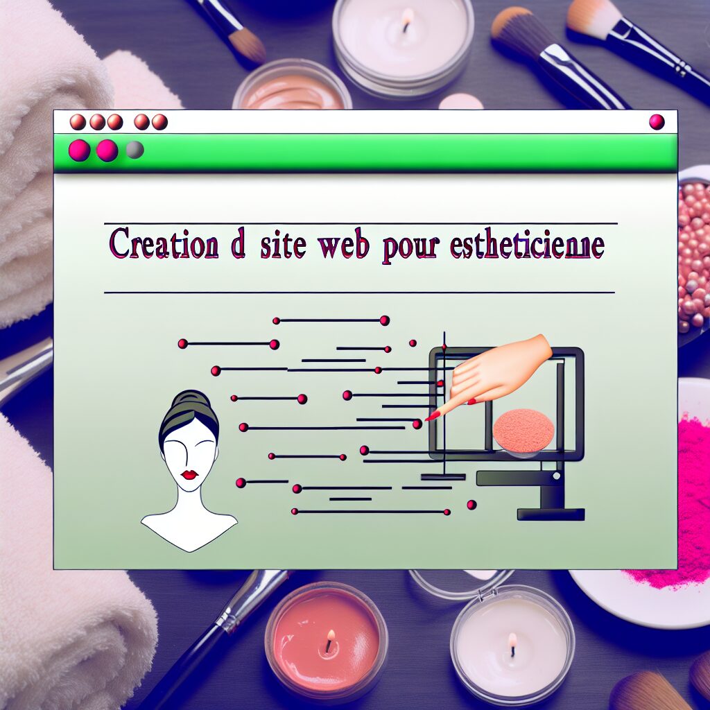 création de site web pour esthéticienne