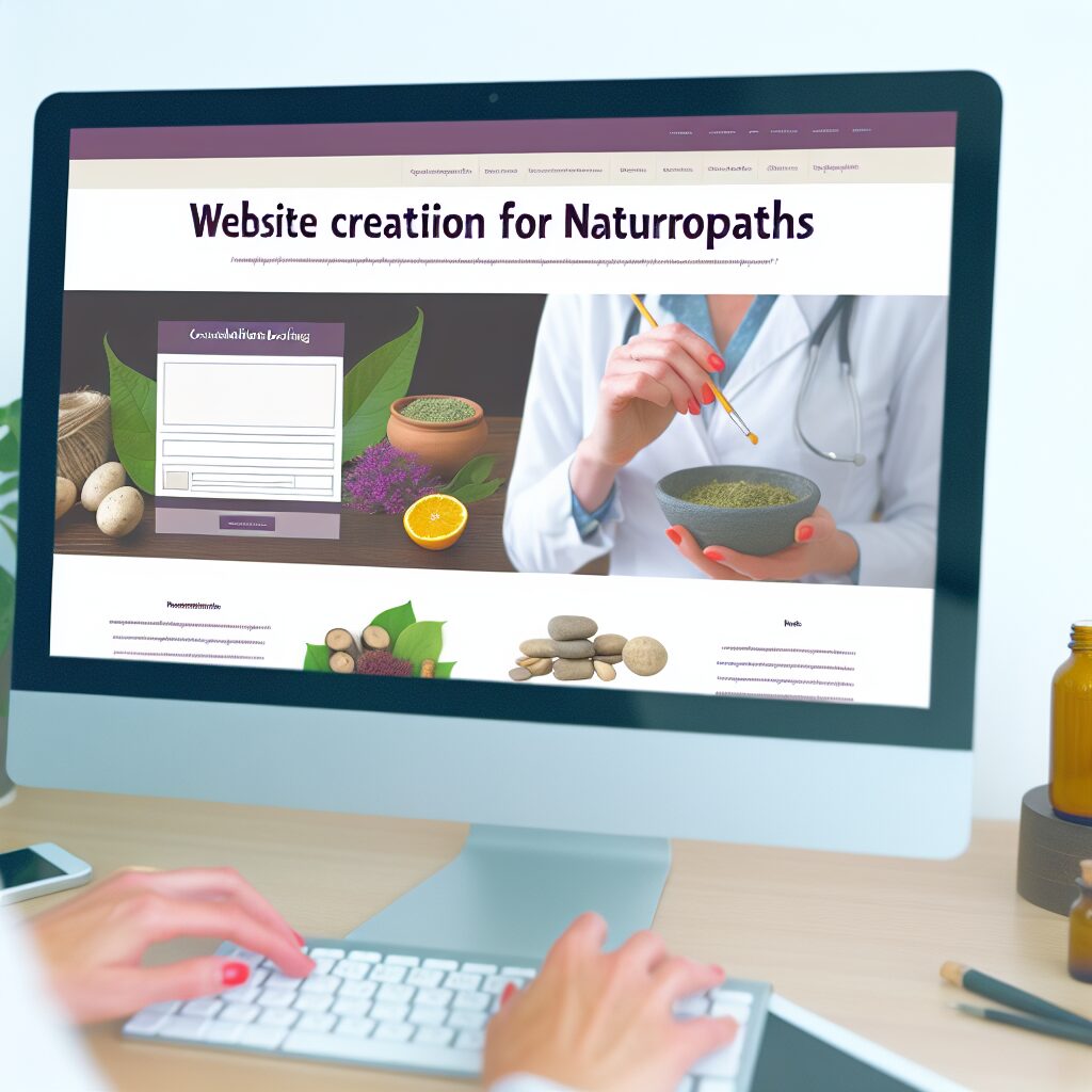 création de site web pour naturopathe