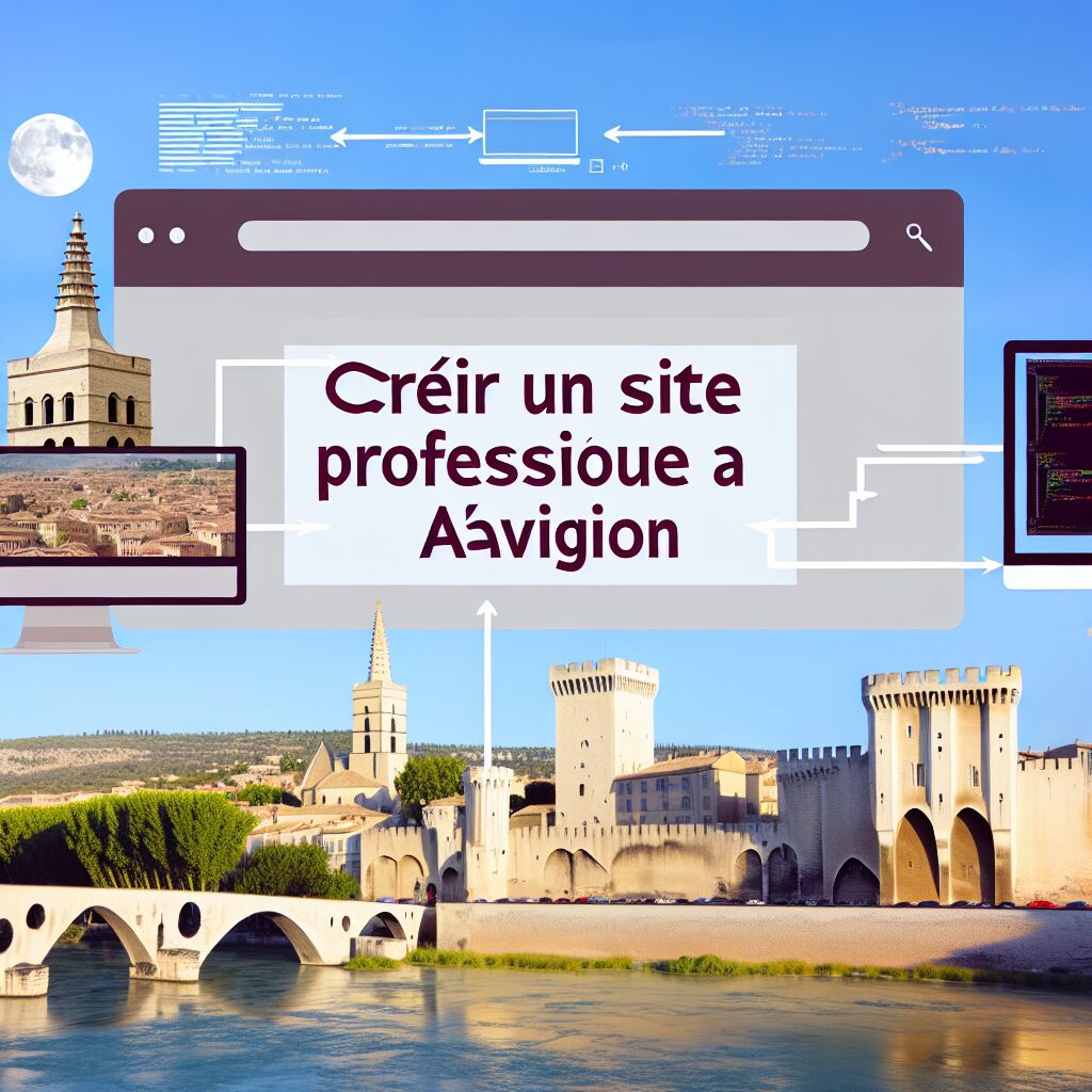 créer un site professionnel à Avignon