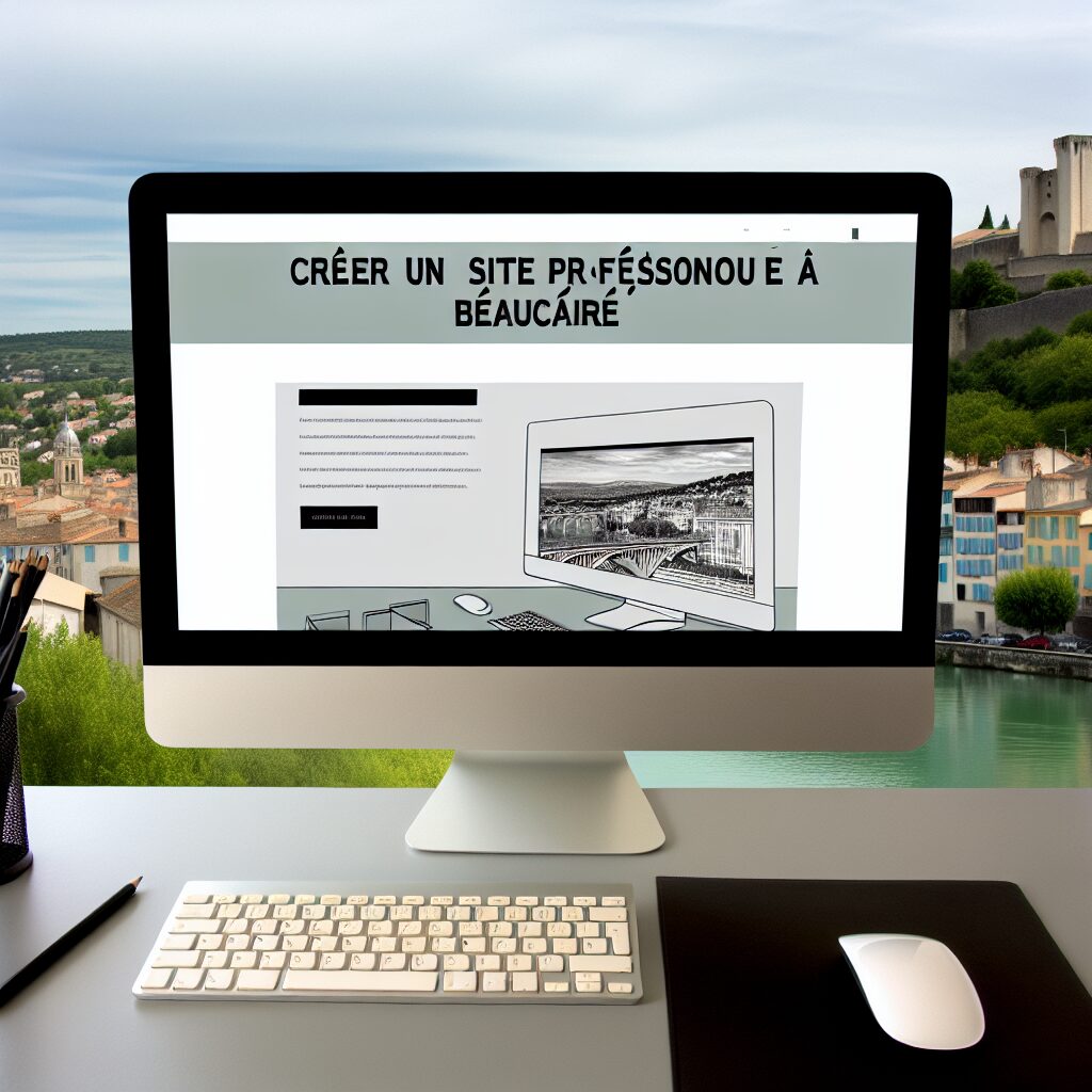 créer un site professionnel à Beaucaire