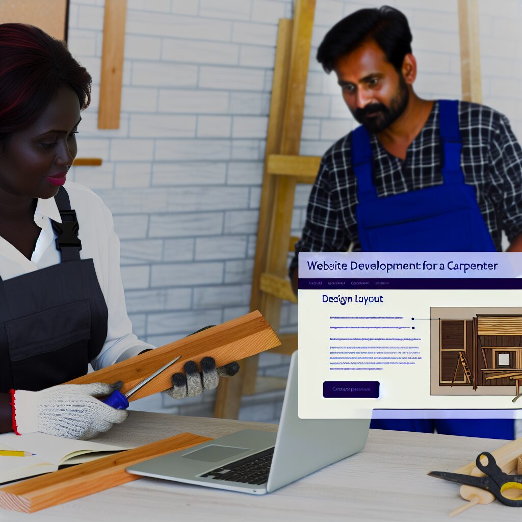 développement site internet pour menuisier