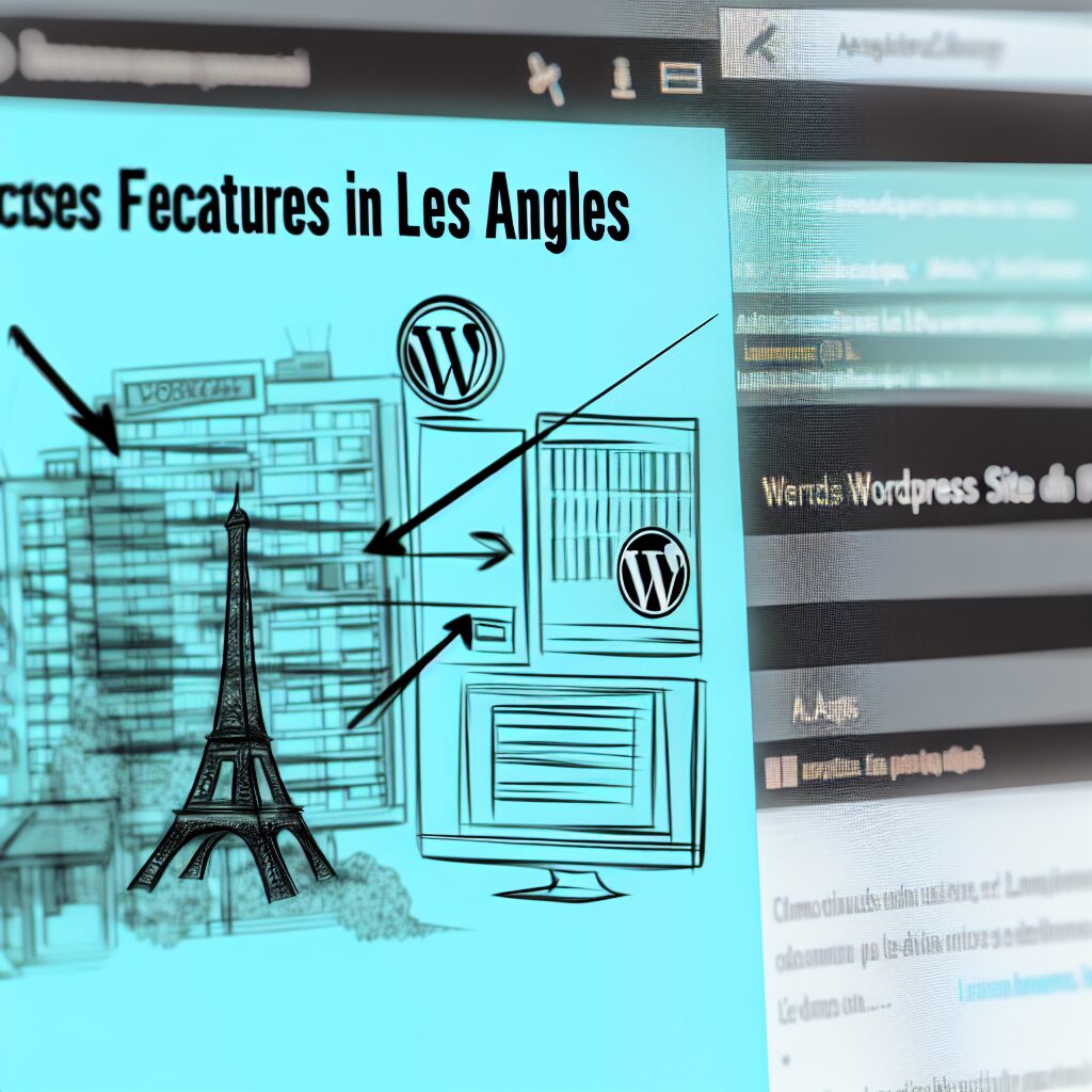 fonctionnalités site wordpress à Les Angles