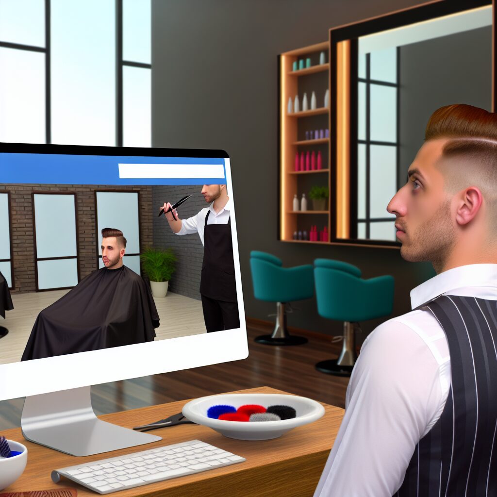 refonte site web pour coiffeur