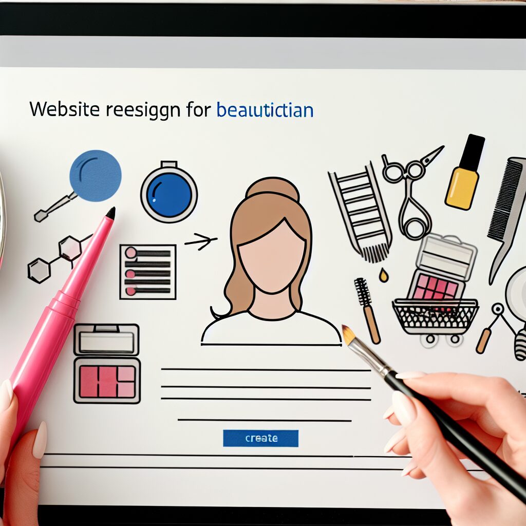 refonte site web pour esthéticienne
