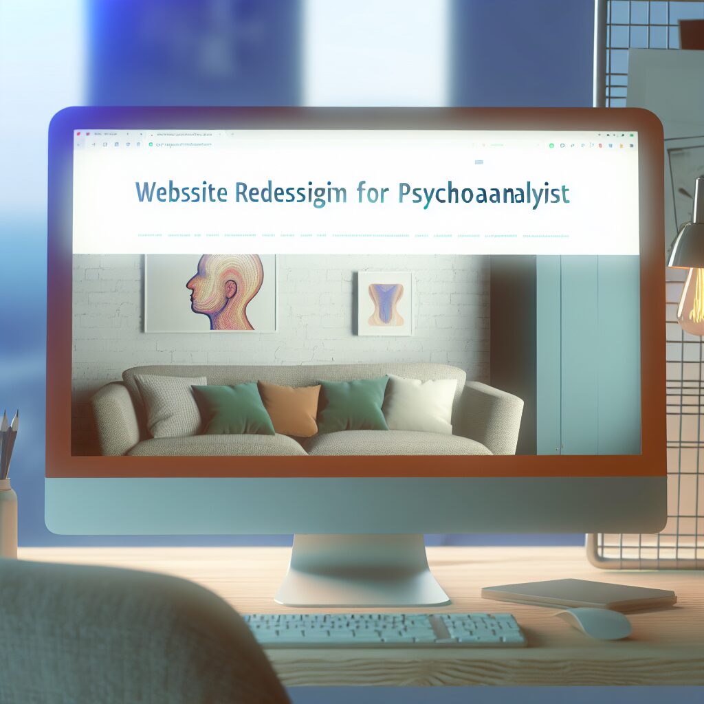 refonte site web pour psychanalyste