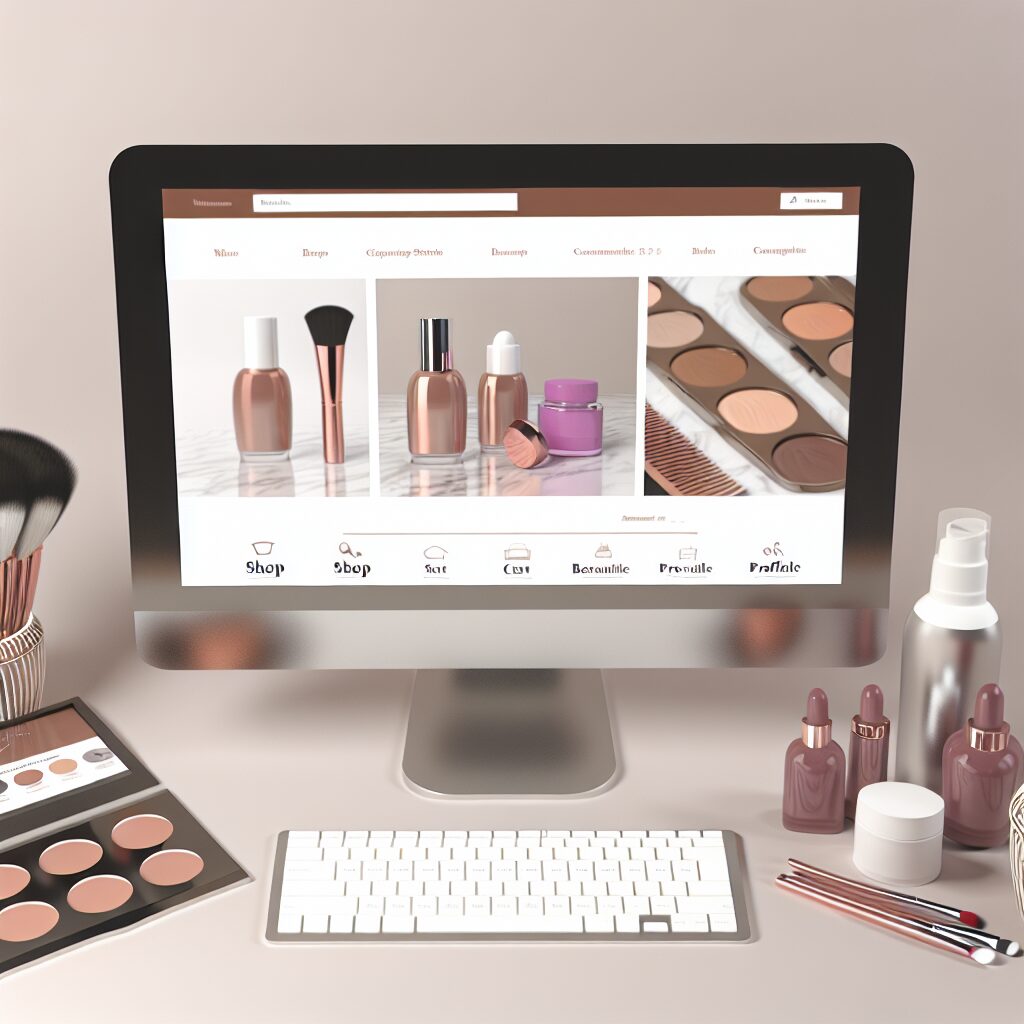site e-commerce pour esthéticienne