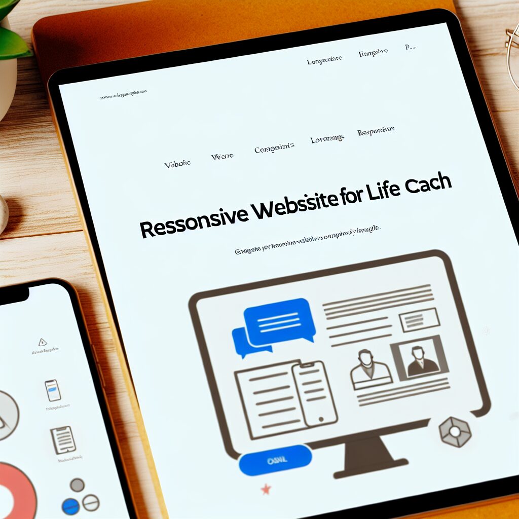 site internet responsive pour coach de vie