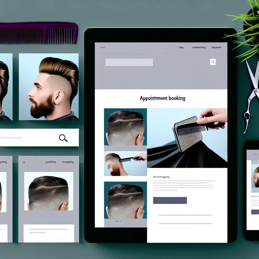 site internet responsive pour coiffeur