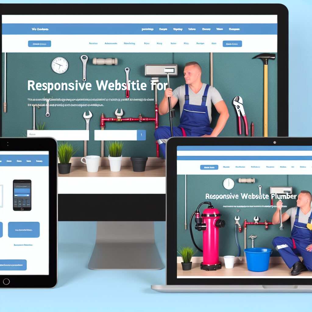 site internet responsive pour plombier