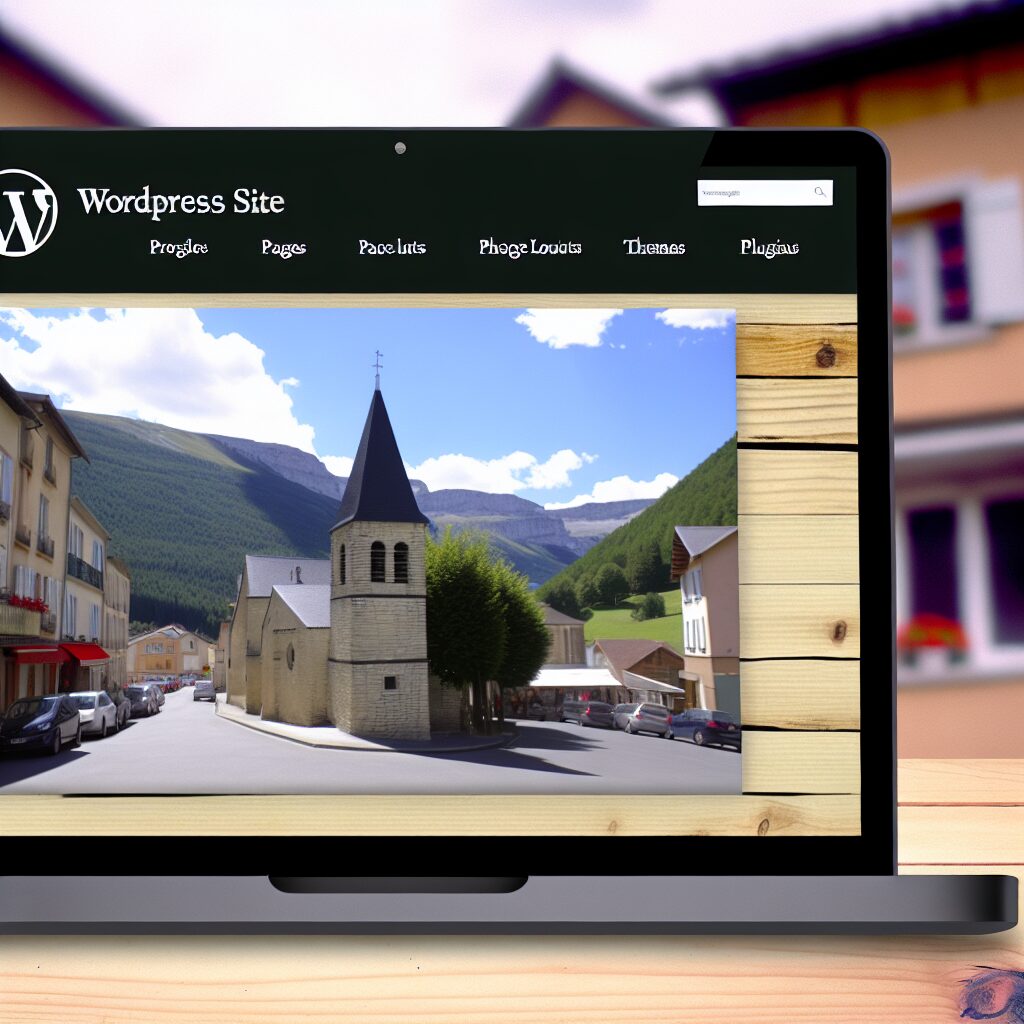 site wordpress à Les Angles