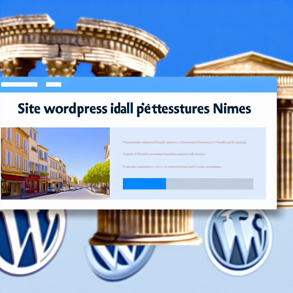 site wordpress idéal petites structures Nîmes