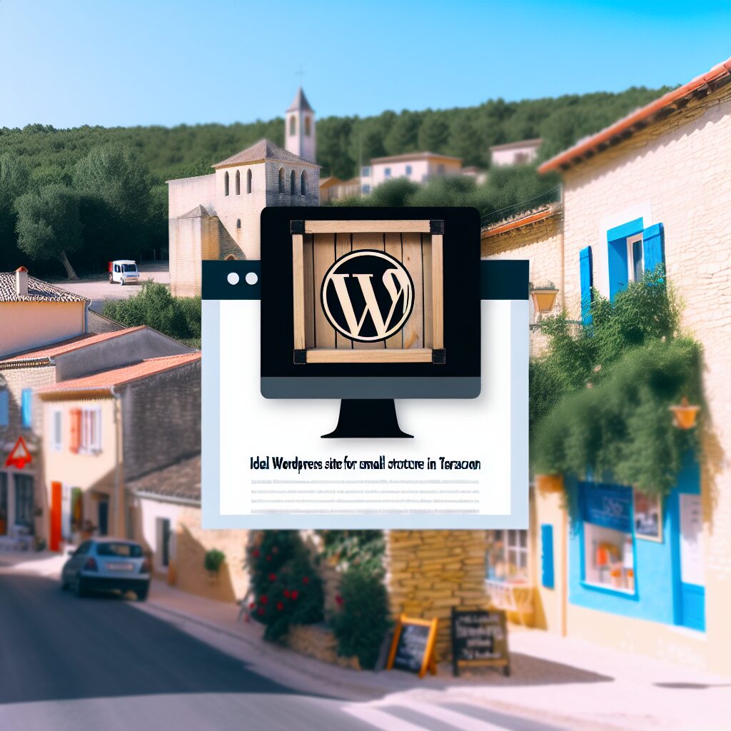 site wordpress idéal petites structures Tarascon