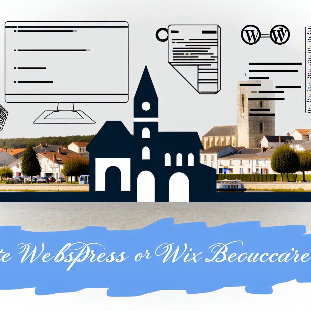 site wordpress ou wix Beaucaire