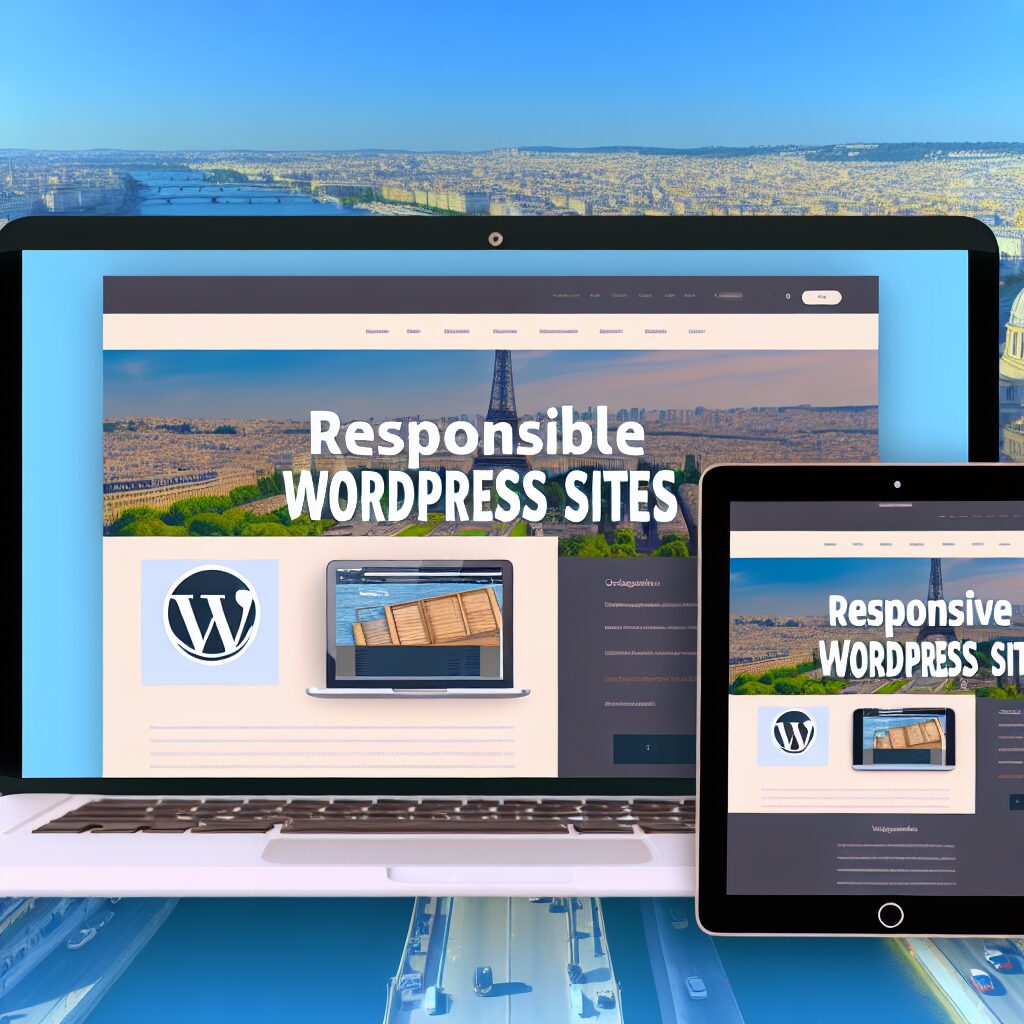 site wordpress responsive à Les Angles