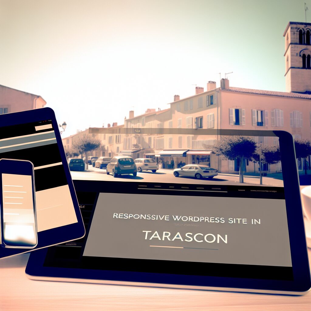 site wordpress responsive à Tarascon