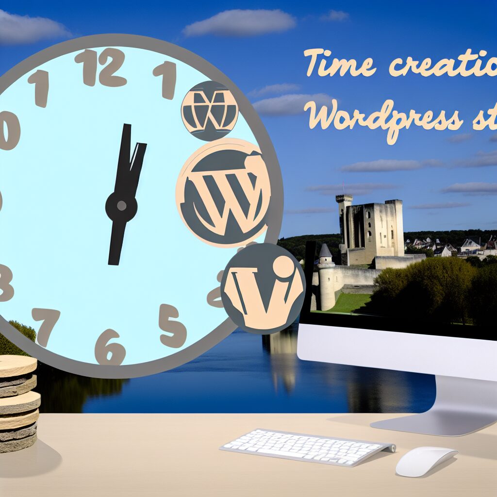 temps création site wordpress Beaucaire