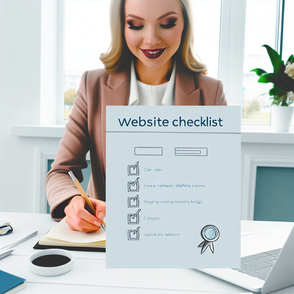 checklist site web avant lancement