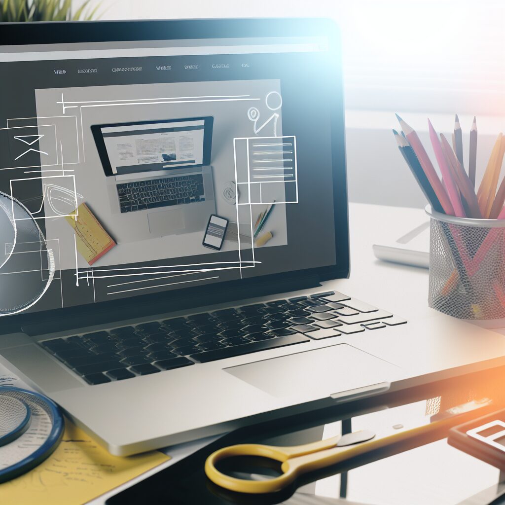 création de site web pour graphiste