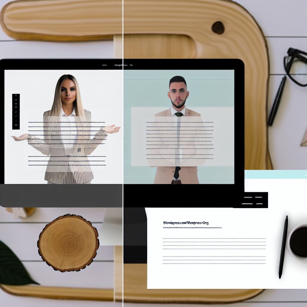 quelle différence entre wordpress org et wordpress com