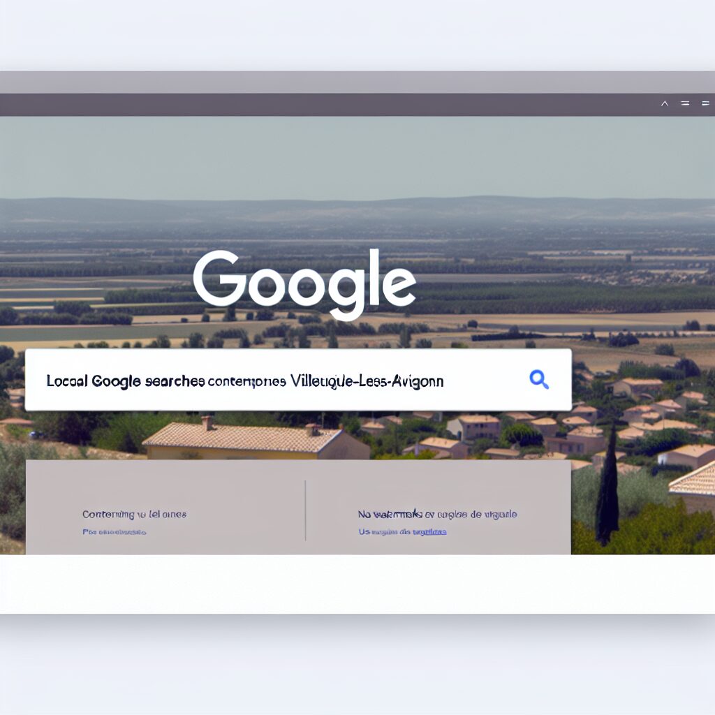 recherches locales google à Villeneuve-lès-Avignon