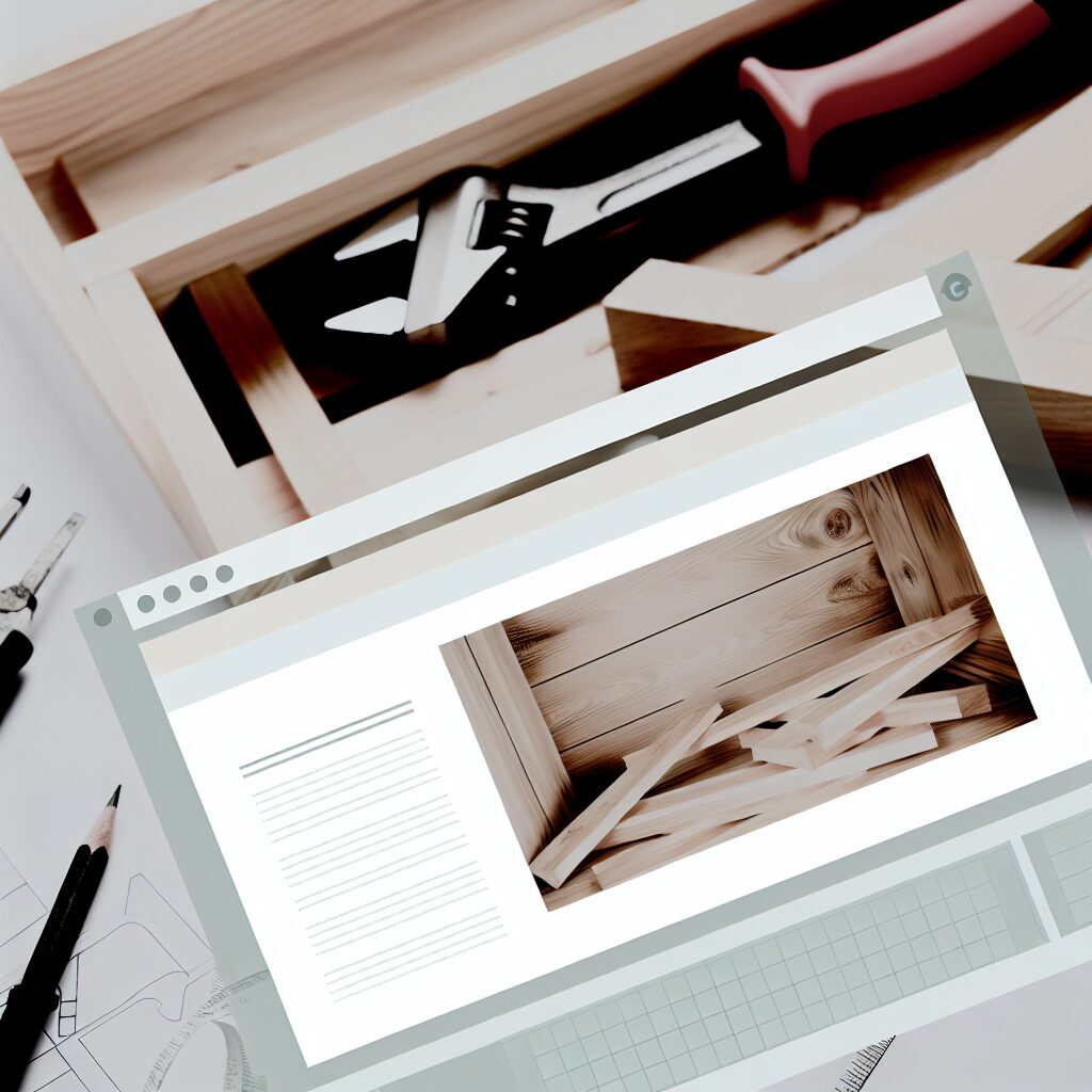 site internet professionnel pour menuisier