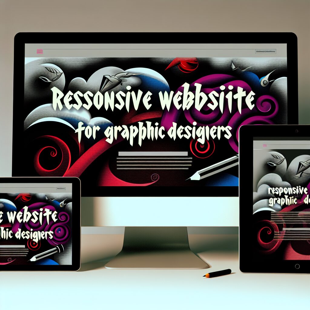 site internet responsive pour graphiste