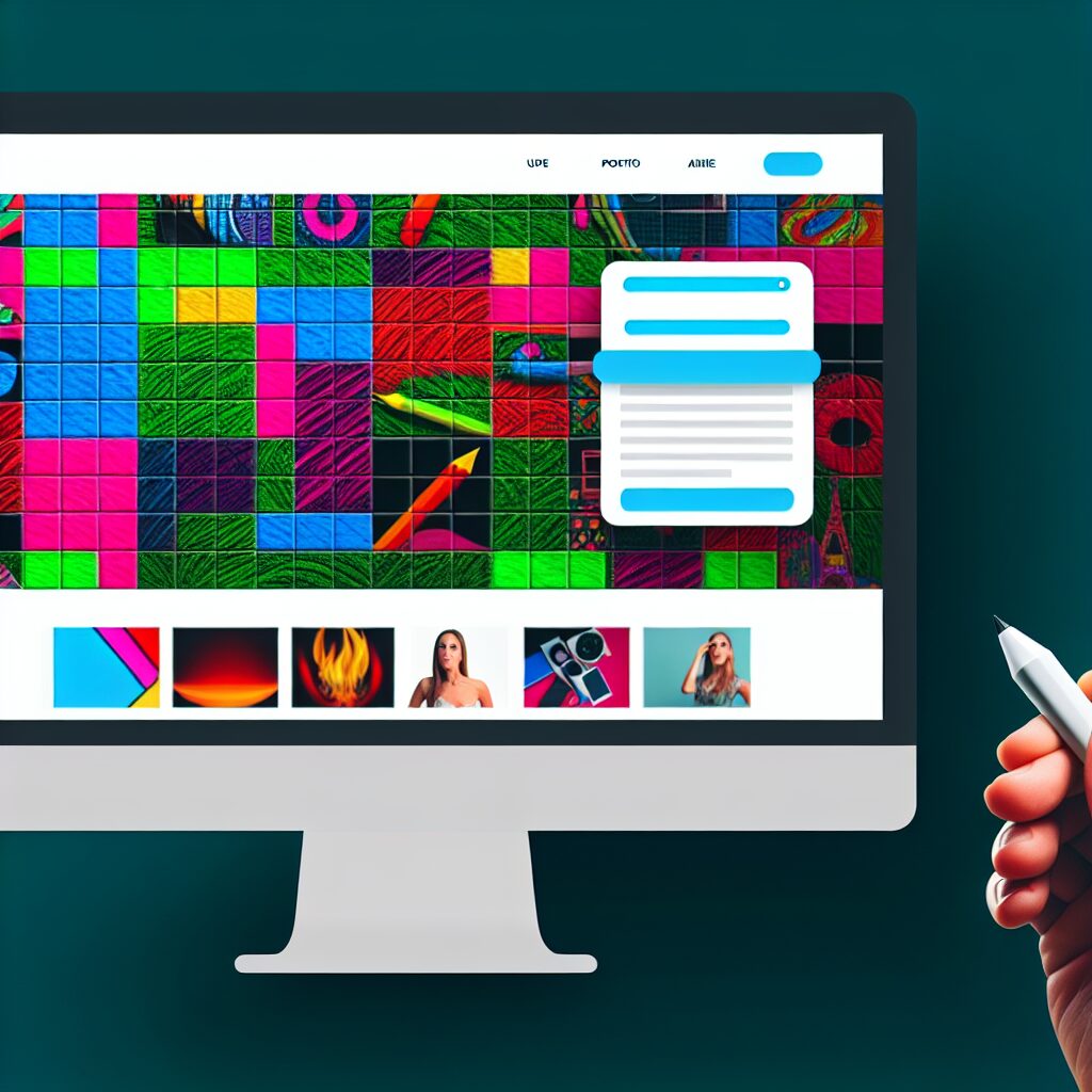 site vitrine pour graphiste