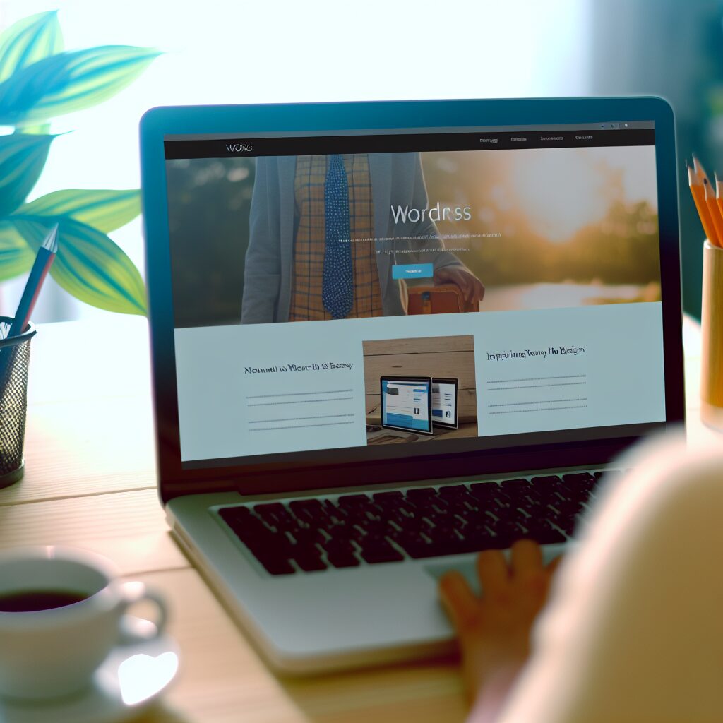 site wordpress pour petite entreprise