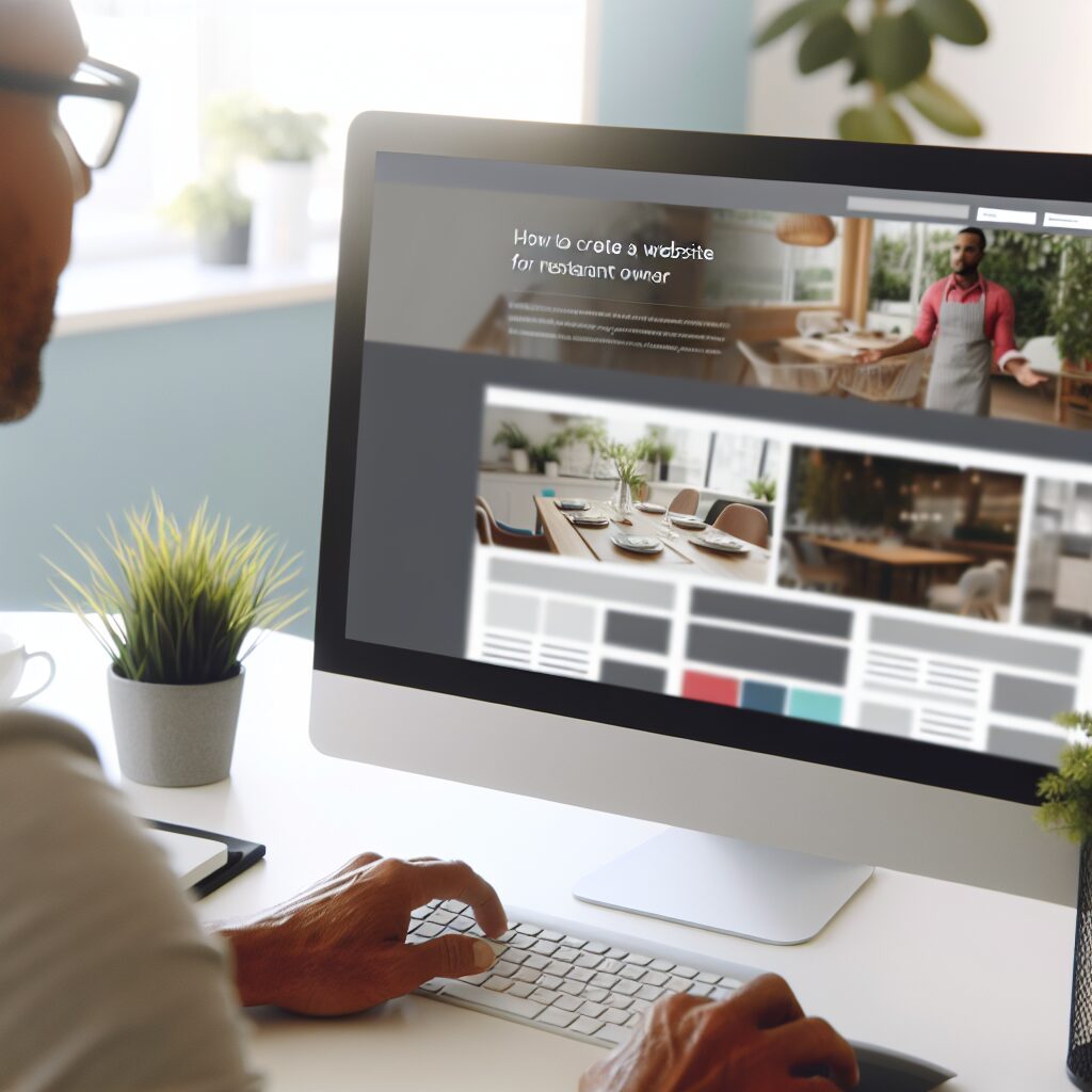 comment créer un site web pour restaurateur