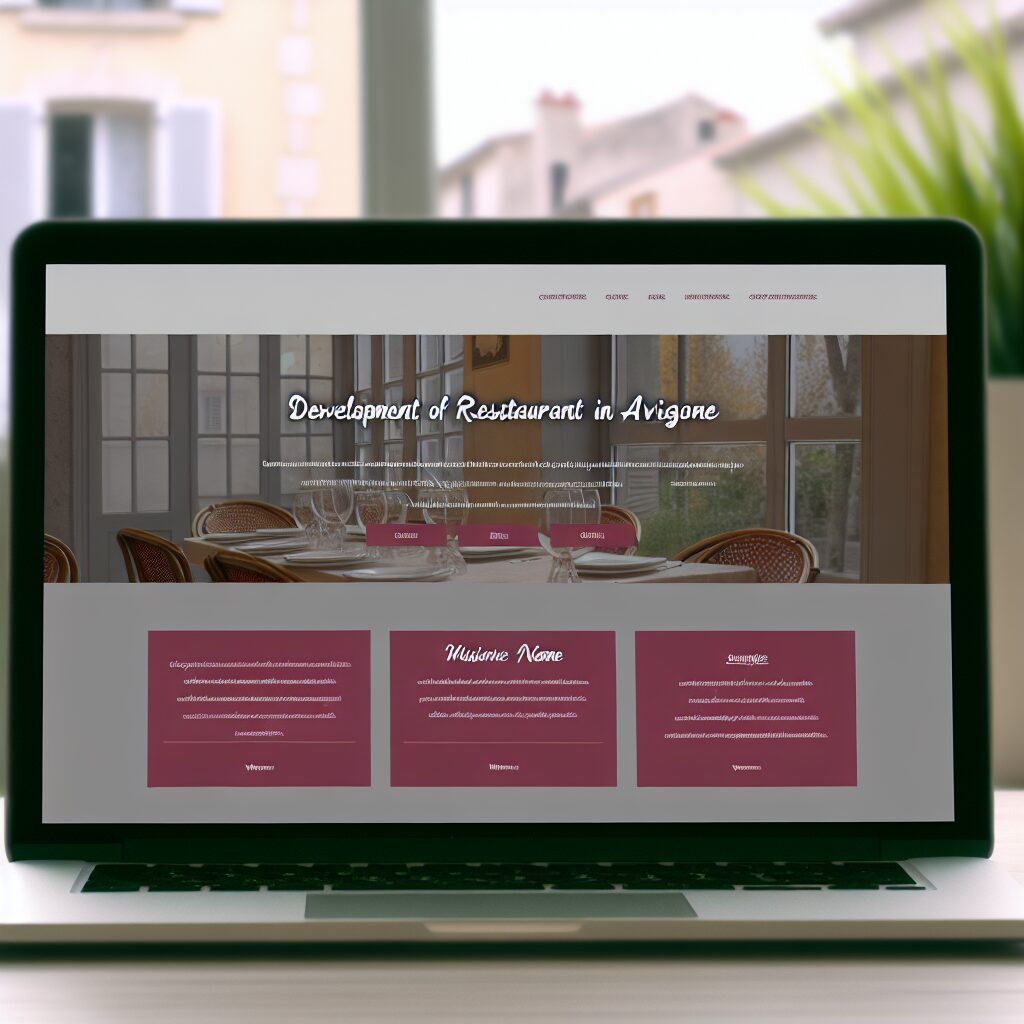 développement site web restaurateur à Avignon