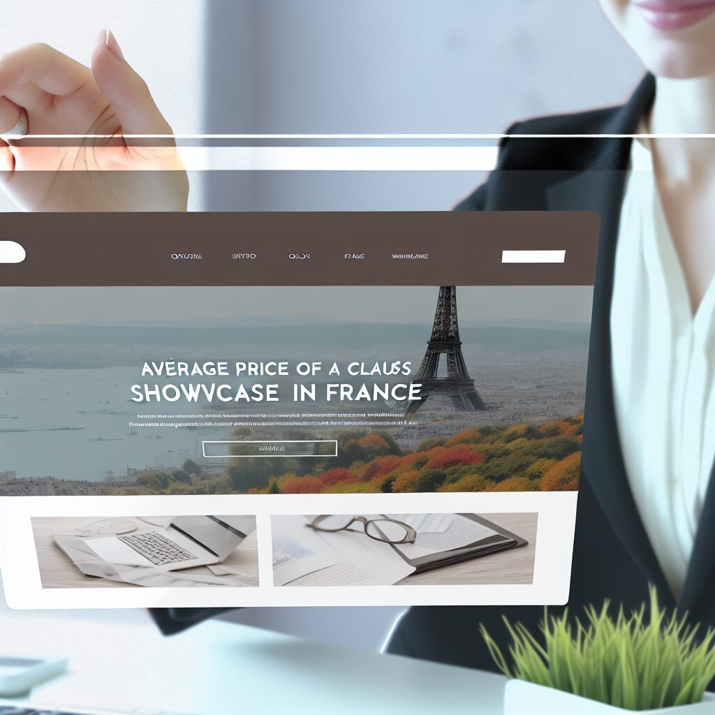prix moyen d’un site vitrine en france